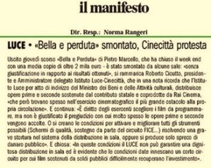 il manifesto 26 nov